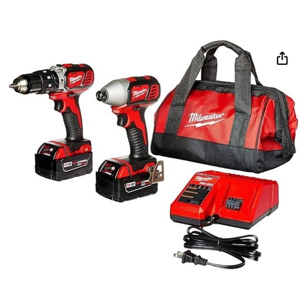 Milwaukee M18 2-Tool Combo Kit, Model 2697-22CT