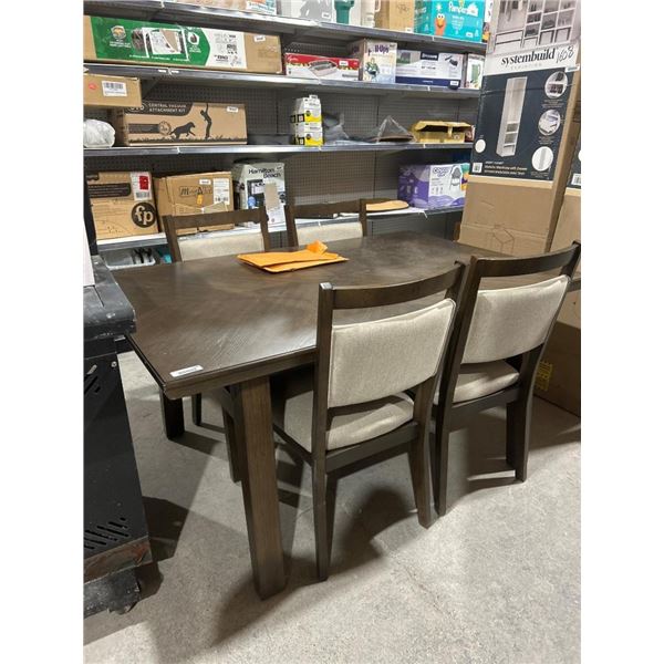 Thomasville 7-Piece Dining Set With Extendable Table And Chairs