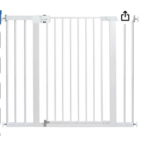 Safety 1st GA106CWHO1ZY Easy Install Extra Tall & Wide Walk-Thru Gate