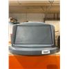 Image 1 : Rubbermaid Trash Can Lid with Flap for Waste Management Systems
