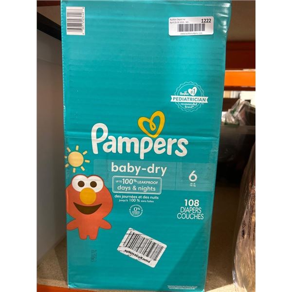 Pampers Baby-Dry Diapers Size 6 Pack of 108