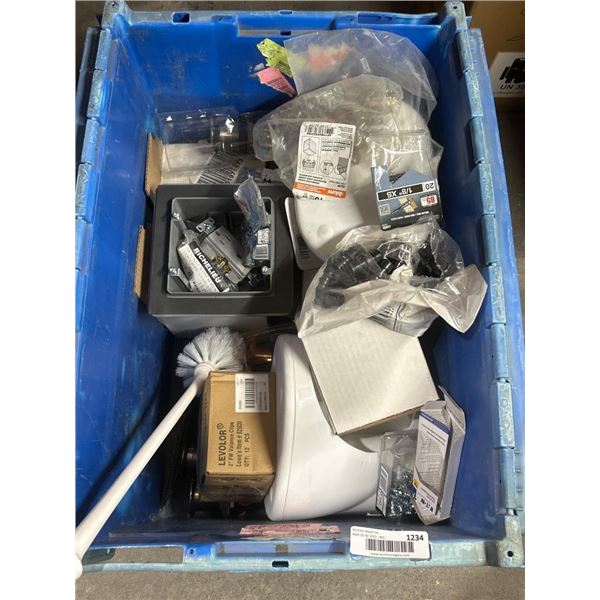 Mixed Lot of Plumbing and Household Items Including Electrical Components