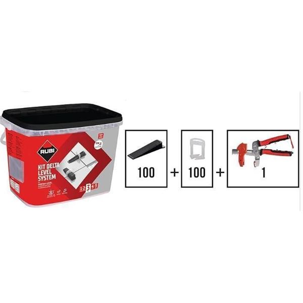 RUBI Kit Delta Level System 1.5 mm with Components