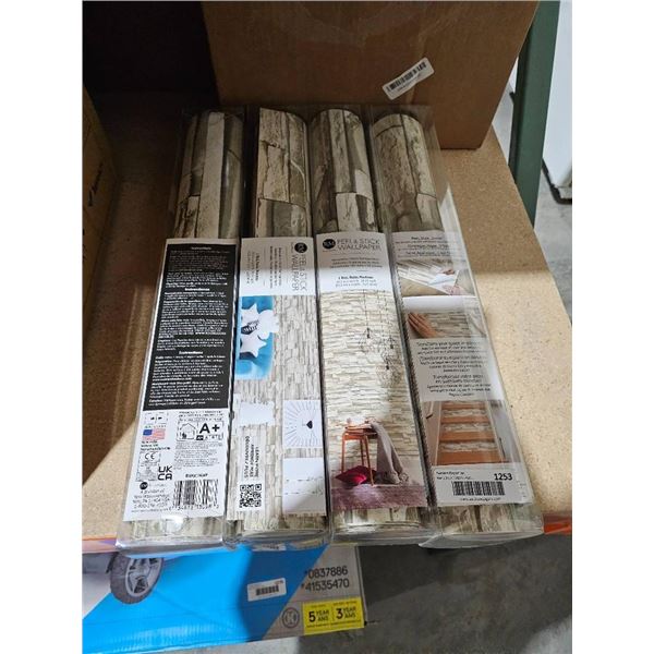 RM Peel and Stick Wallpaper, Stone Design – 4×28.19 Sq Ft