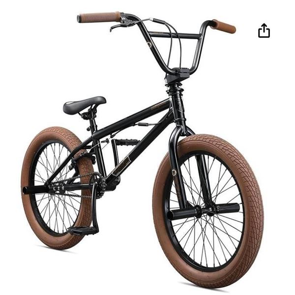 Mongoose Legion L20 BMX Bicycle, 20-Inch, Black