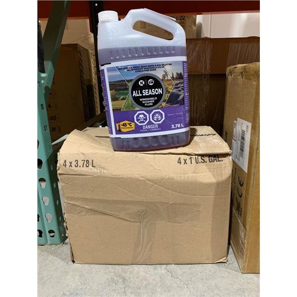 All Season Windshield Fluid 3.78L – Pack of 4