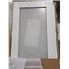Image 2 : White Glass Door with Aluminum Frame, 300mm x 800mm Model E138800WF