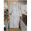 Image 1 : Gray Oversized Wearable Blanket with Hood and Pocket