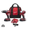 Image 1 : Milwaukee M18 2697-22CT 2-Tool Combo Kit with Drill and Driver