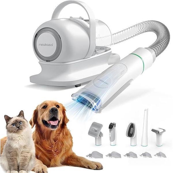 Afloia LM1 Pet Grooming Kit and Vacuum with All-in-One Design