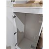 Image 3 : White KITCHEN / GARAGE Cabinet with Hinged Doors – 84x24x24 Inches