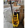 Image 1 : Yellow Rubbermaid Wave Break Mop Bucket With Wringer and Mop Included