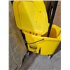 Image 2 : Yellow Rubbermaid Wave Break Mop Bucket With Wringer and Mop Included
