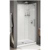 Image 1 : MAAX Utile Shower Door, Side Wall, Back Wall, and Base Set