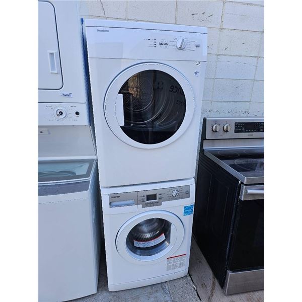 Blomberg DV17542 Electric Dryer and WM77120 NBL00 Washer