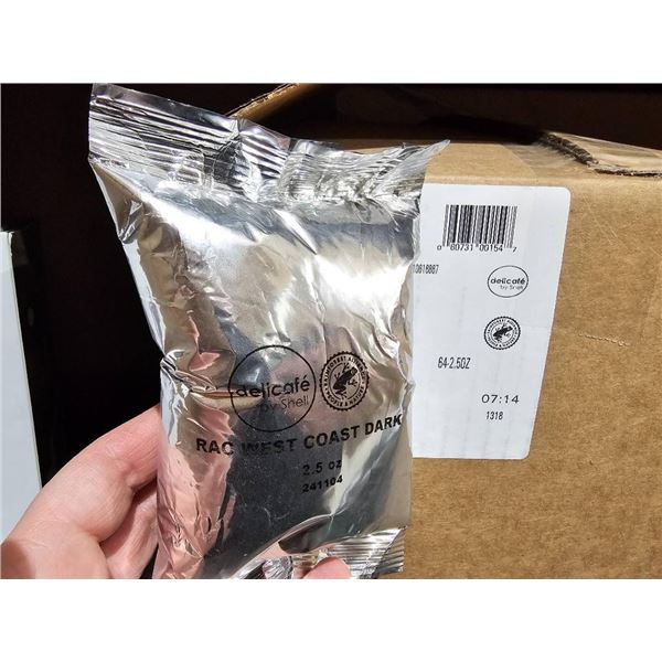 Rainforest Alliance RAC West Coast Dark Coffee Blend, 2.5 Oz (64 Count)