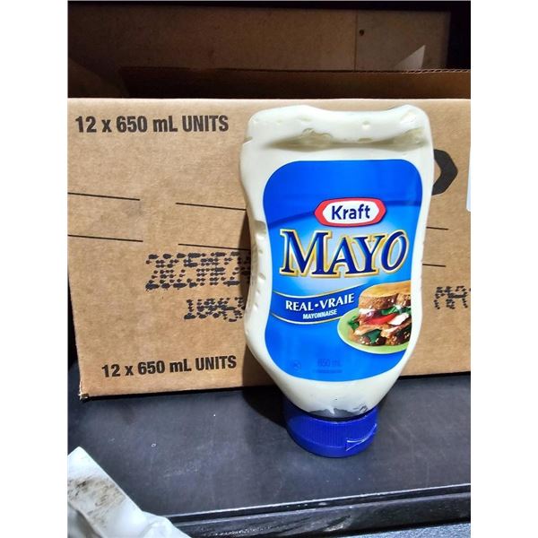 Kraft Mayo Real Mayonnaise 650 mL Squeeze Bottle