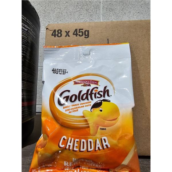 Goldfish Cheddar Snack Bags, 48x45g, Pepperidge Farm