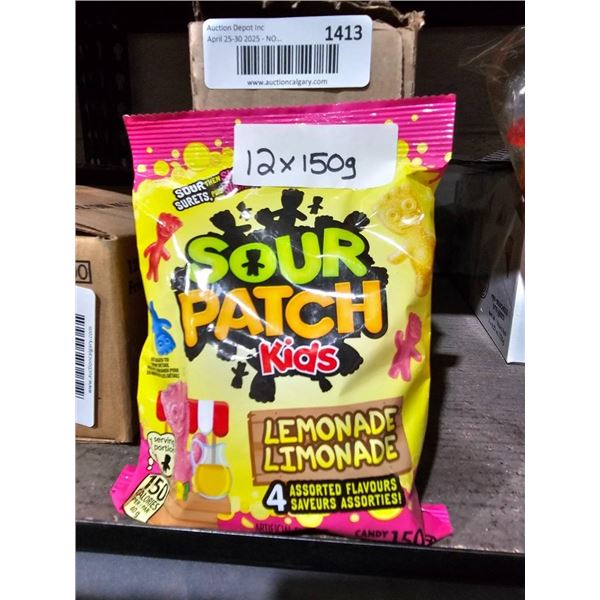 Sour Patch Kids Lemonade 12-Pack Bag, 150g Each