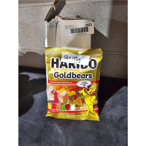 Haribo Goldbears Gummi Candy 175g Pack (12 Count)