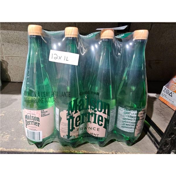 Maison Perrier 1L Sparkling Water Bottles – Set of 12