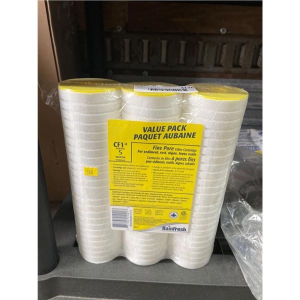 Rainfresh CF1 Sediment Filter Cartridge 5-Pack, Fits Standard Housings