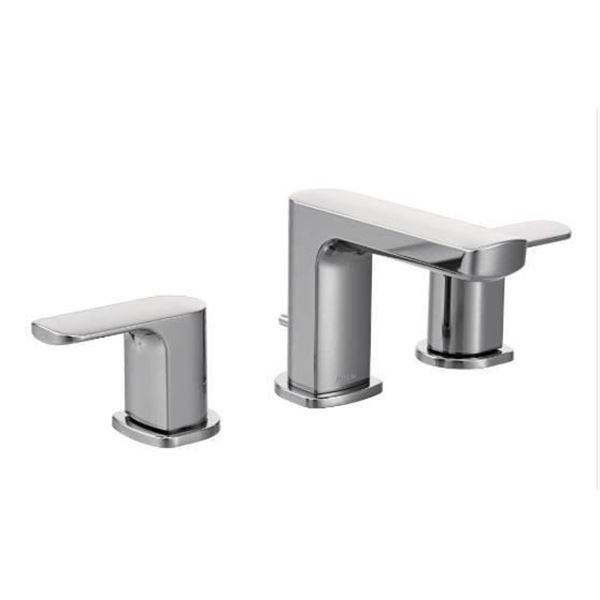 Moen T6920 Rizon Two-Handle Widespread Lavatory Faucet Chrome
