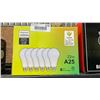 Image 1 : Set of 6 SICHOT 23W A25 LED Light Bulbs with 2500 Lumens