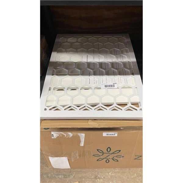 Air Filter 16X20X1 with Hexagonal Grill Design