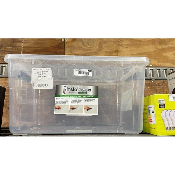 InstaCrate 15-Gallon Collapsible Storage Container with Handles