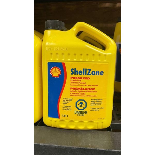ShellZone Premixed Antifreeze/Coolant 1.89L Containers