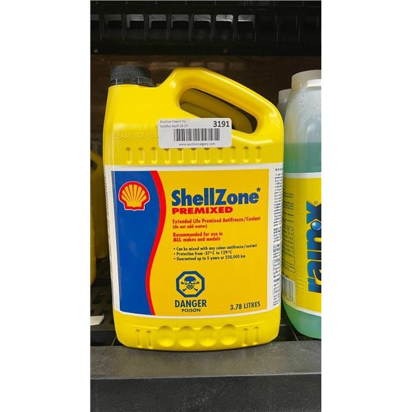ShellZone Premixed Extended Life Antifreeze/Coolant 3.78 Litres