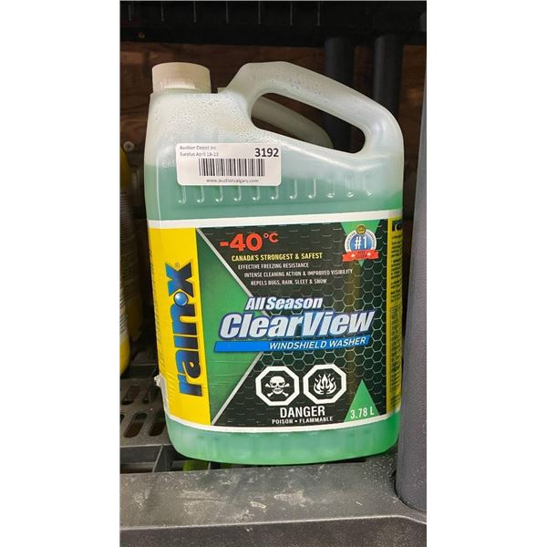 Rain-X All-Season ClearView Windshield Washer 3.78L