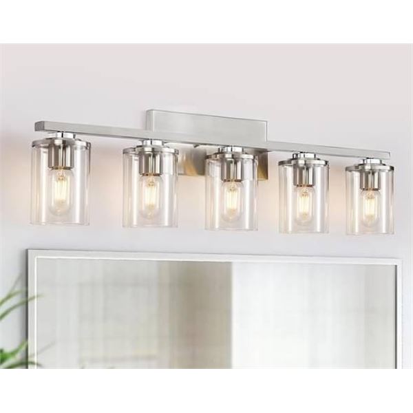S.ADNIOCLE 5-Light Fixture for Bathroom or Living Room