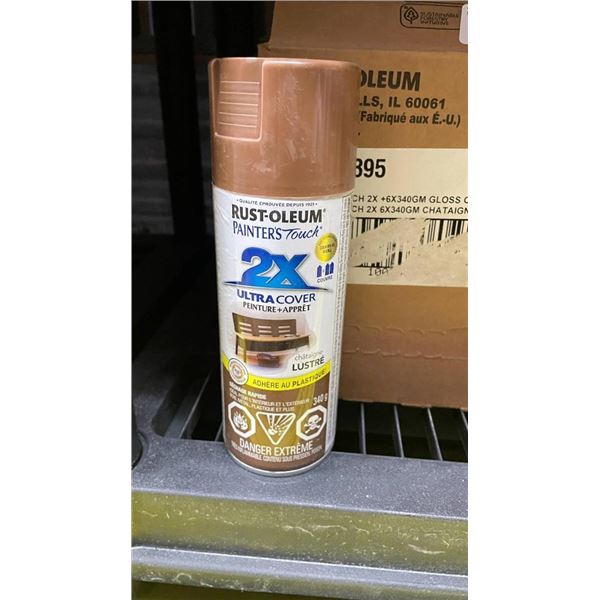 Rust-Oleum Painters Touch 2X Ultra Cover Spray Paint - Gloss Chestnut 6c340ml