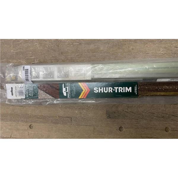 Shur-Trim 5/8 Inch Floor Transition Strip, 96 Inch Length