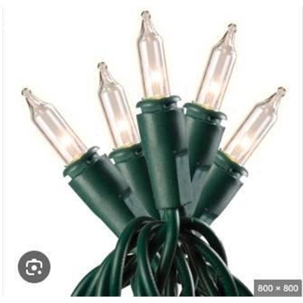 Celebrations Incandescent Christmas Lights, 105 Mini Bulbs, Model #10043166
