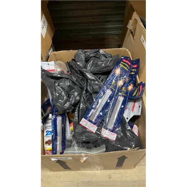 Assorted Sparklers and Spray Equipment Lot With Mixed Quantities