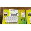 Image 3 : Lot of 2 Suchot LED 11W A19 Light Bulb 6-Pack , Daylight, Non-Dimmable