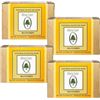 Image 1 : Olivia Care Aromatherapy Mandarin Bar Soap with Natural Ingredients, 4 Bars