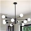 Image 1 : AUHEGN Modern Sputnik Chandelier Lighting Fixture for Living Room