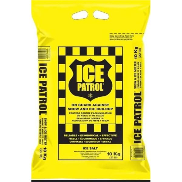 Ice Patrol De-Icing Salt 10 Kg Bag