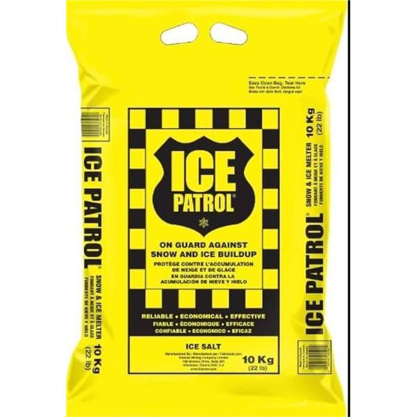 Ice Patrol De-Icing Salt 10 Kg Bag