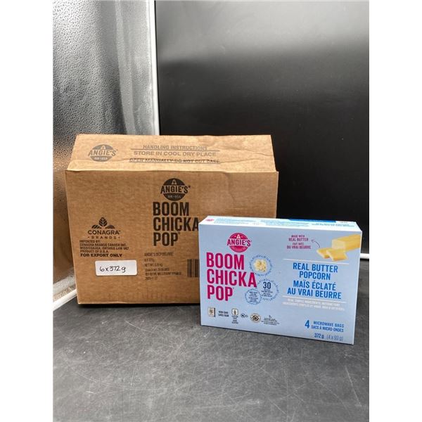 Angie’s Boom Chicka Pop Real Butter Popcorn 6x372g