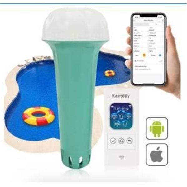 Kactoilly Pool Monitor System with Digital Display