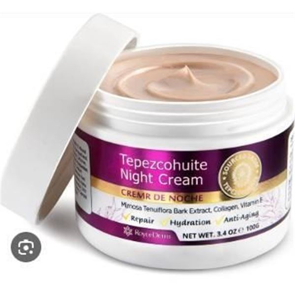 RoyceDerm Tepezcohuite Night Cream, 3.4 oz (100g)