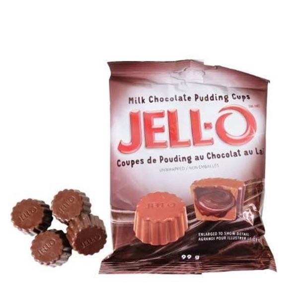 Jell-O Milk Chocolate Pudding Cups, 99g, 12 Count