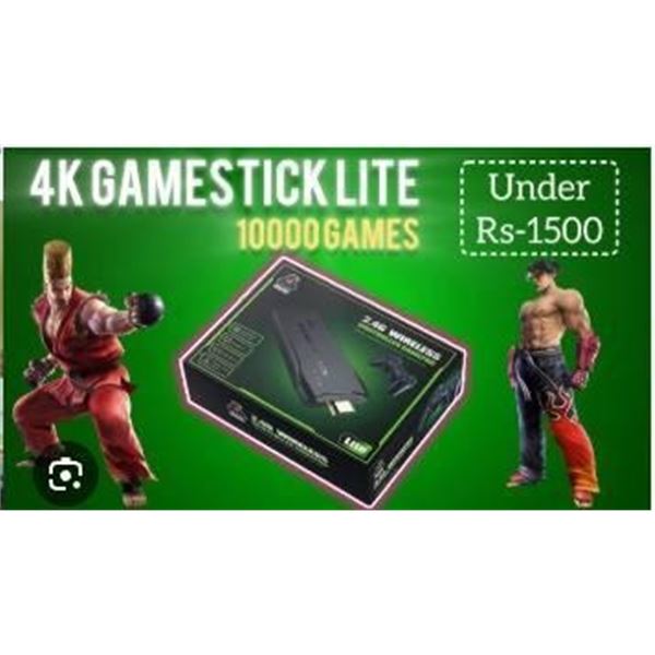 D90 Wireless Game Stick with Controllers Featuring 4K Output