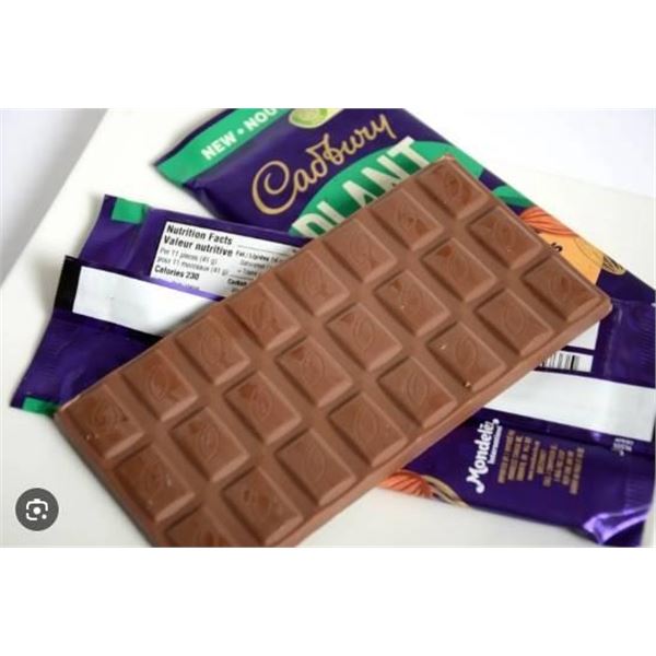 Cadbury Plant Bar Chocolatey Smooth With Almonds 9 x 90g Bars