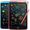 Image 1 : Red & Blue 8.5-Inch LCD Writing Tablets, 2-Pack with Styluses and Stickers
